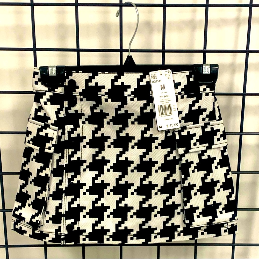 ADIDAS X IVY PARK HALLS OF IVY HOUNDSTOOTH/MONOGRAM SKIRT